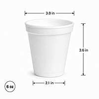 Foam Cup 6oz Convermex 40/25