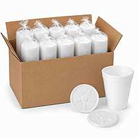 Foam Cup Lid 10oz 10JL 10/100