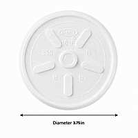 Foam Cup Lid 12oz 12JL DR10/100