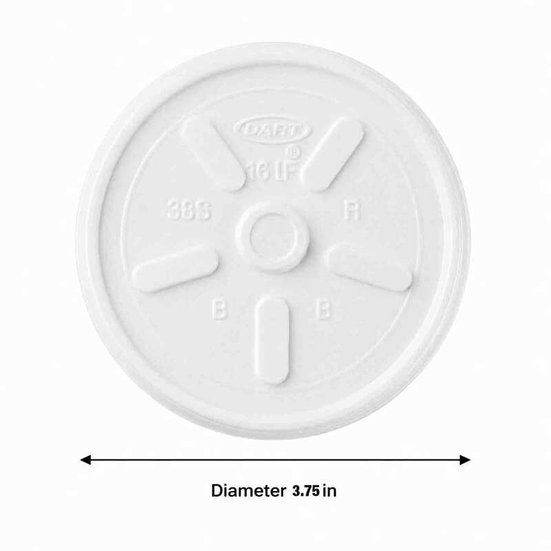 Foam Cup Lid 12oz 12JL DR10/100