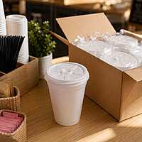 Foam Cup Lid 12oz 12JL DR10/100