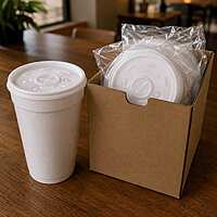 Foam Cup Lid 16oz 16SL 10/100