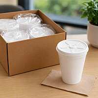 Foam Cup Lid 8oz 8JL DR 10/100