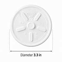 Foam Cup Lid 8oz 8JL DR 10/100