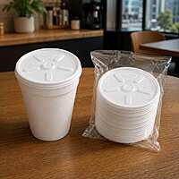 Foam Cup Lid 8oz 8JL DR 10/100