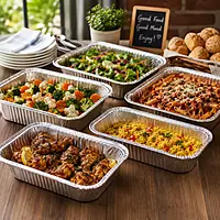 Foil Pan 1/2 Size HD Medium Deep 100/1