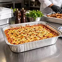 Foil Pan 1/2 Size HD Medium Deep 100/1