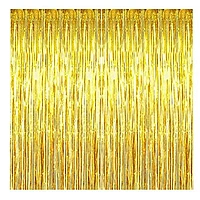 Golden Foil Fringe Curtains for Party Decoration-Large