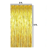 Golden Foil Fringe Curtains for Party Decoration-Large