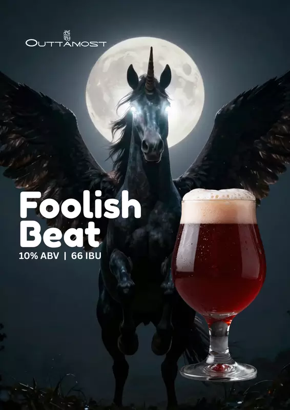 Foolish Beat Triple IPA - 20 Liters On Draught