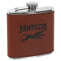 6 oz Leatherette Wrapped Flask