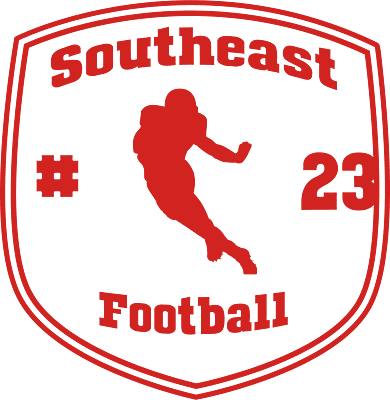 Personalized Vinyl Football Shield Sports Decals – Custom Team & Player Stickers