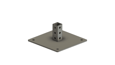 Large Footer - Black