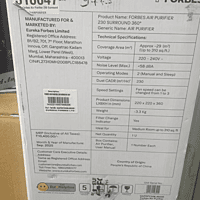 Forbes 230 Surround 360 Air Purifier with True HEPA H13 Filter Forbes 230 Surround 360 Air Purifier with True HEPA H13 Filter