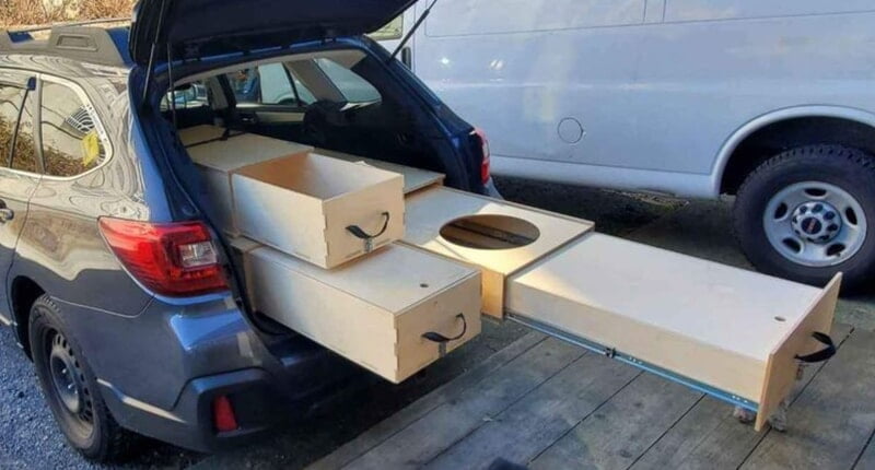 Subaru Outbak Kamp Kitchen