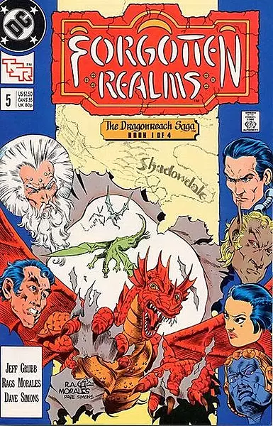 Forgotten Realms Comic Book #5 (DC Comics December 1989)