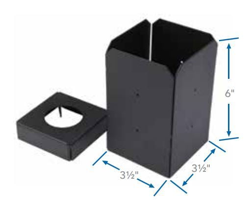 Fortress Evolution 3.5" Post to Pier bracket Fortress Evolution 3.5" Post to Pier bracket
