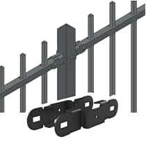 Fortress VERSAI Brackets-Gloss Black Fortress VERSAI Brackets-Gloss Black