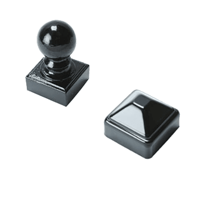Fortress VERSAI 2x2 Post Caps-Gloss Black Fortress VERSAI 2x2 Post Caps-Gloss Black