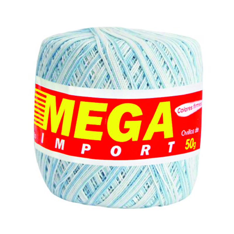 Hilo De Algodon Matizado 9415 Blanco X 50Gr  Paquete X 6Ovillos X 50Gramos