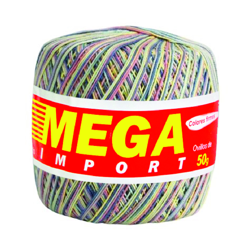 Hilo De Algodon Matizado 9946 Amarillo X 50Gr  Paquete X 6Ovillos X 50Gramos