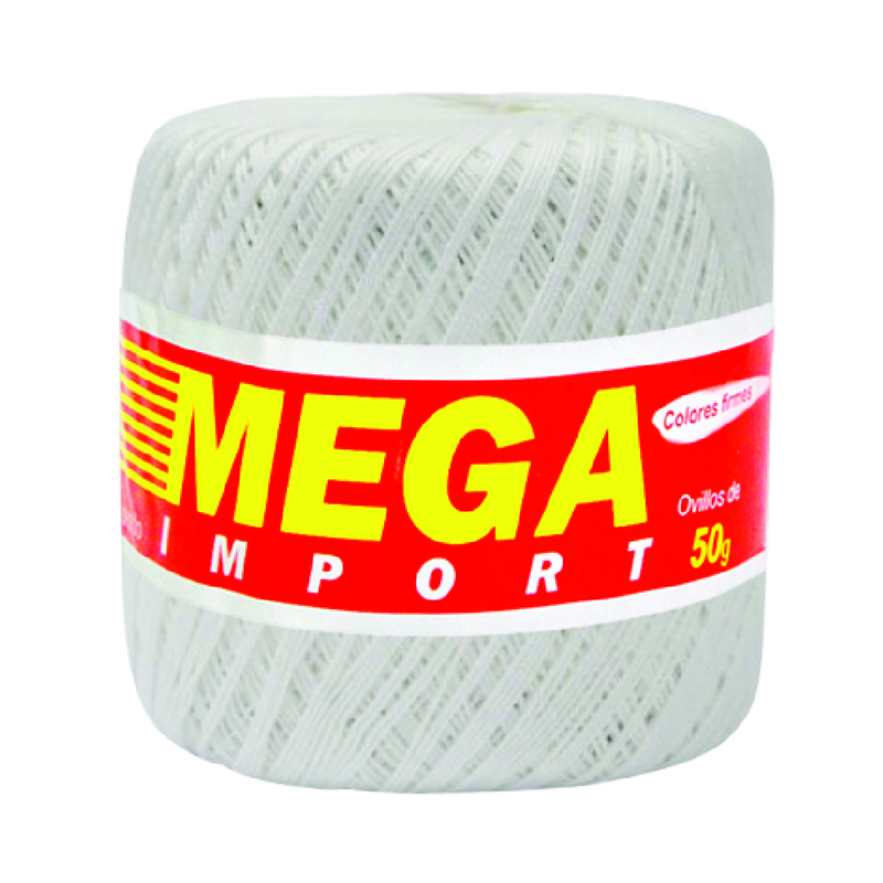 Hilo De Algodon Para Tejer 8001 Blanco X 50Gr  Paquete X 6Ovillos X 50Gramos