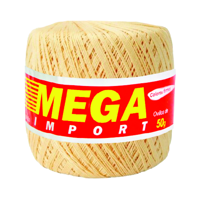 Hilo De Algodon Para Tejer 1430 Amarillo X 50Gr  Paquete X 6Ovillos X 50Gramos