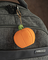 Fox in a Pumpkin Keychain Container