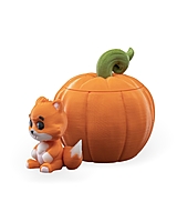 Fox in a Pumpkin Keychain Container