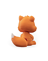 Fox in a Pumpkin Keychain Container