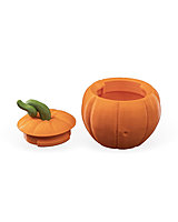 Fox in a Pumpkin Keychain Container