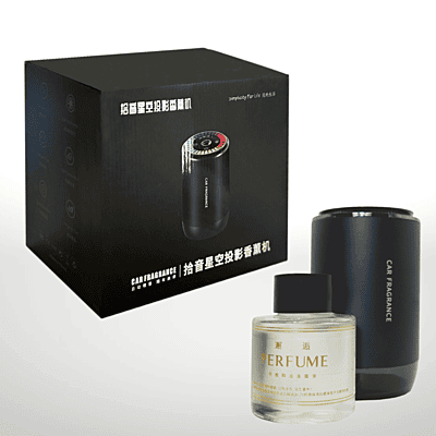 Car Fragrance Diffuser - Long-Lasting Air Freshener with Refillable Perfume Bottle