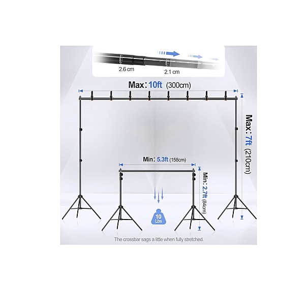 Backdrop rectangular (Frame Only)