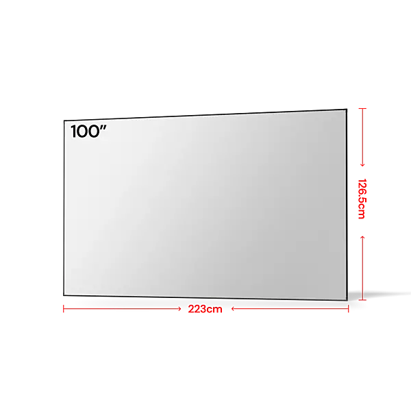 Valerion 100 Matte White Screen