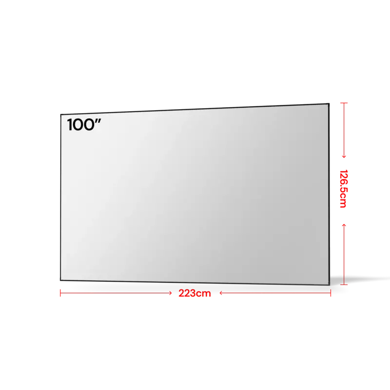 Valerion 100 Matte White Screen