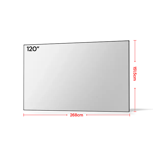Valerion 120 Matte White Screen