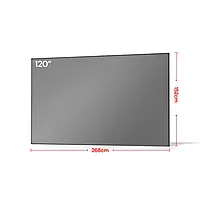 Valerion 120 Fresnel Ambient Light Rejecting Screen