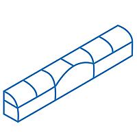 012 Waterfall Awning with Dormer (Frame only)