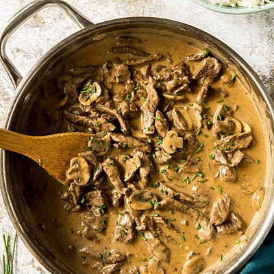 3.3 Beef Stroganoff