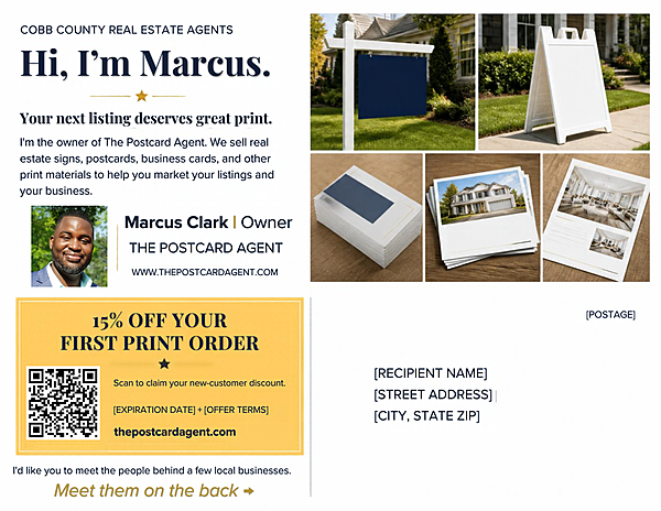 Cobb County Agent Mailer — Exclusive Vendor Introduction