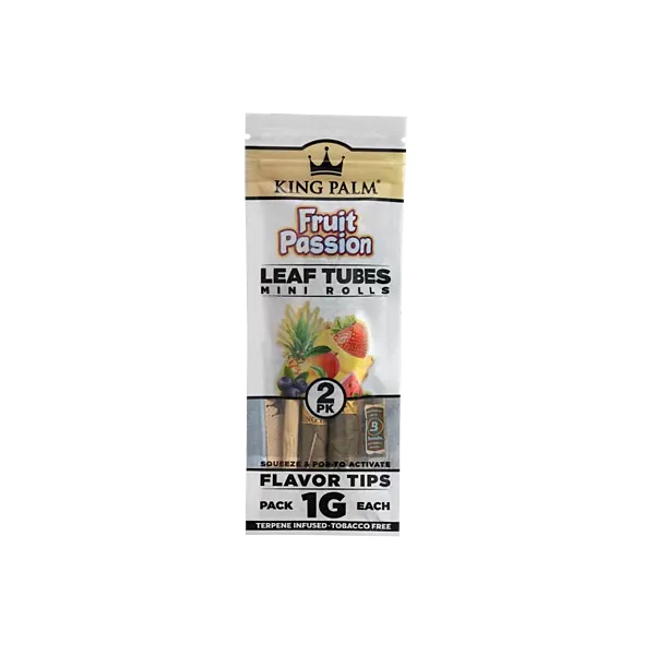 King Palm 2 Mini Rolls � Fruit Passion � 20/display