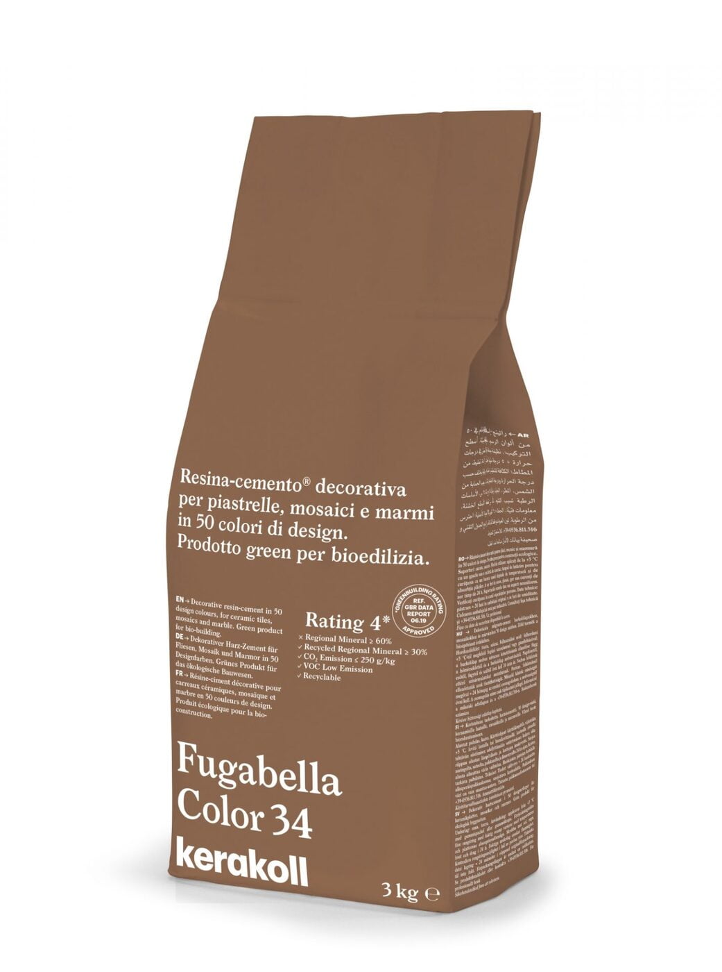 CHIT DE ROST FUGABELLA COLOR KK155 (34), 3 KG - Kerakoll