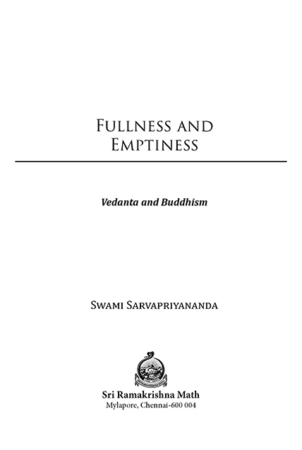 Fullness and Emptiness (English)