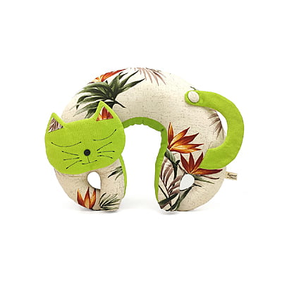 Gối Cổ Mèo - Thủ Công Nhồi Bông, Vải Cotton Gối Cổ Mèo - Thủ Công Nhồi Bông, Vải Cotton