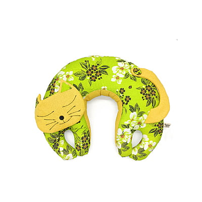 Gối Cổ Mèo - Thủ Công Nhồi Bông, Vải Cotton Gối Cổ Mèo - Thủ Công Nhồi Bông, Vải Cotton