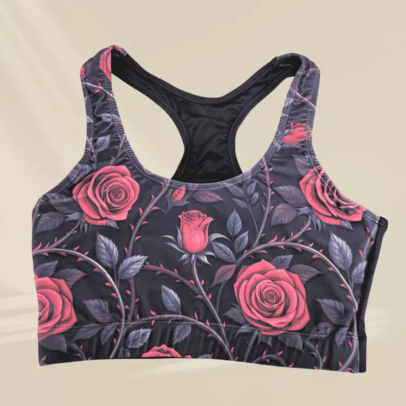 G-Flex Midnight Rebellion Sports Bra – Crimson Thorn