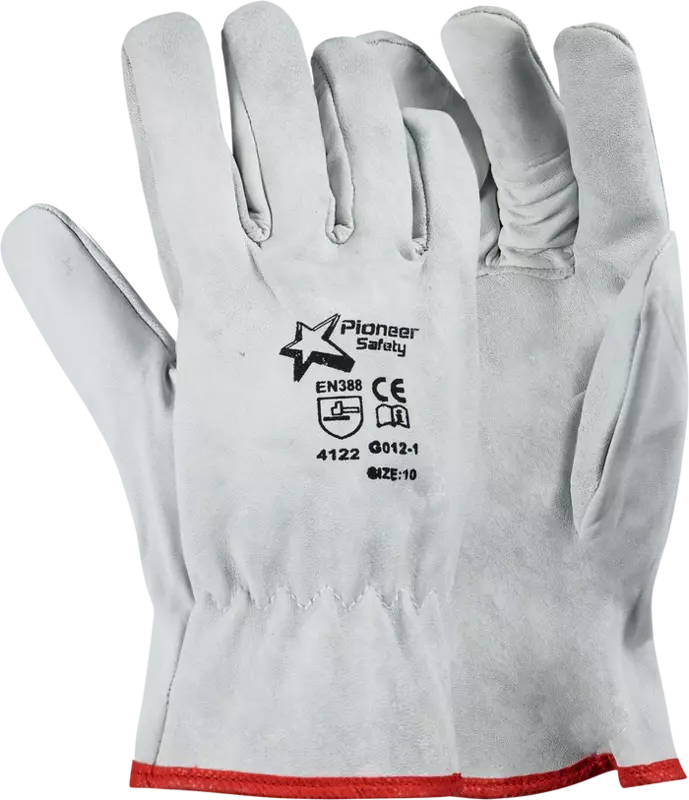 Pioneer Leather Goat Skin Tig Glove - band cuff