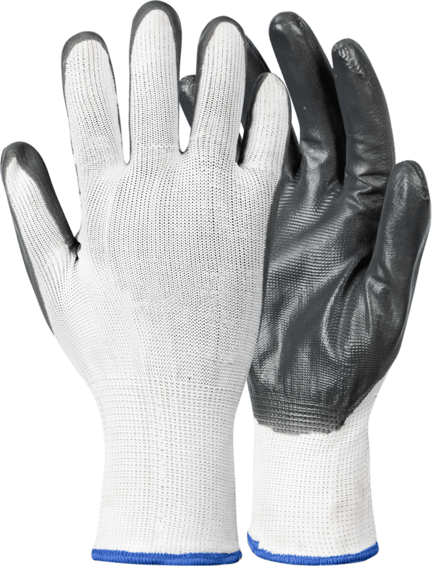 Nitrile Palm Dipped Glove