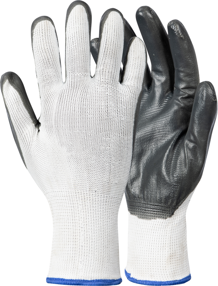Nitrile Palm Dipped Glove