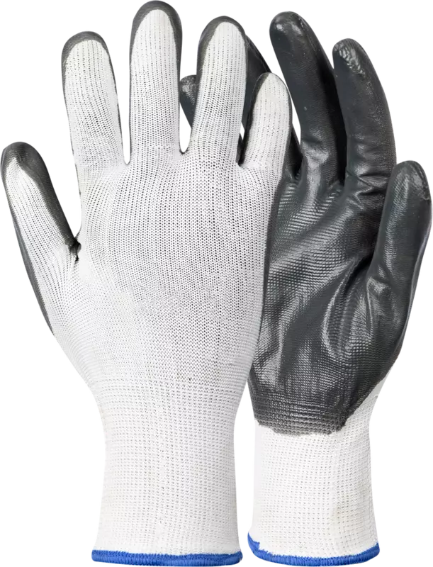 Nitrile Palm Dipped Glove